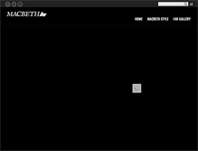Tablet Screenshot of macbeth.com