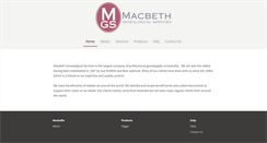 Desktop Screenshot of macbeth.com.au
